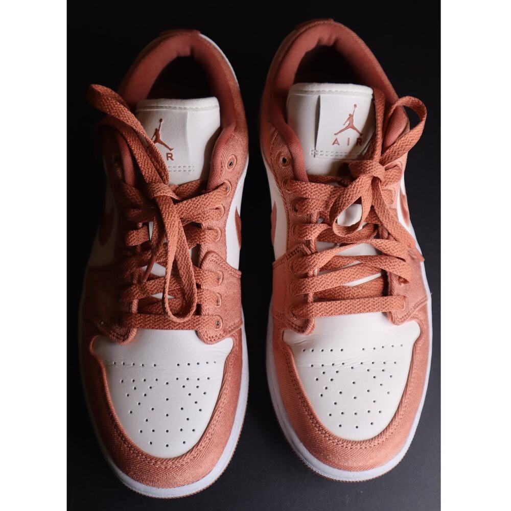 Nike Air Jordan 1 Low SE Canvas Sky J Orange FN3722-801 Womens New